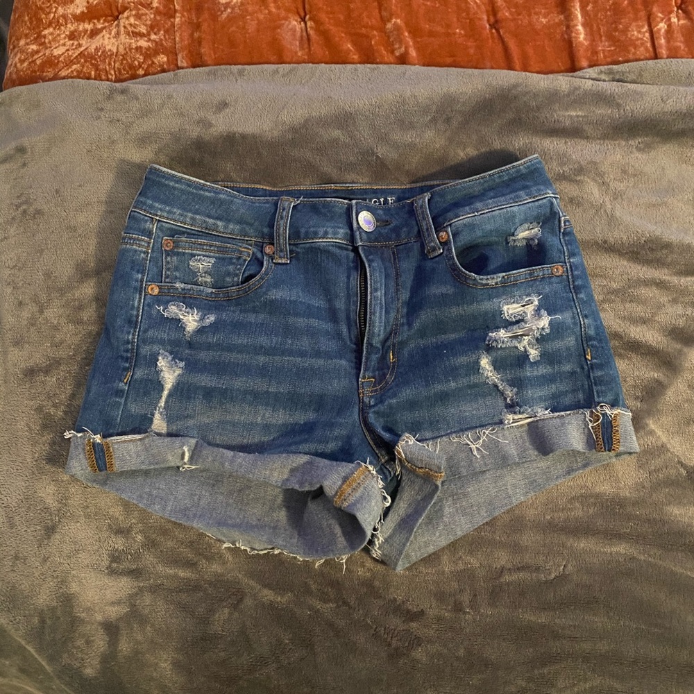 american eagle jean shorts